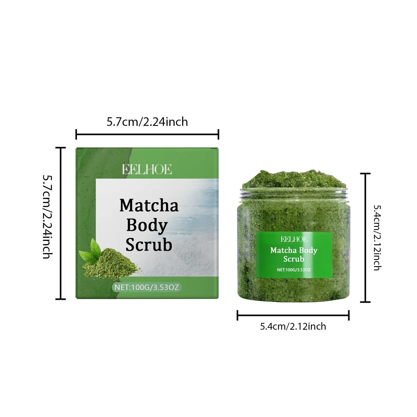 Matcha Sea Salt Body Scrub