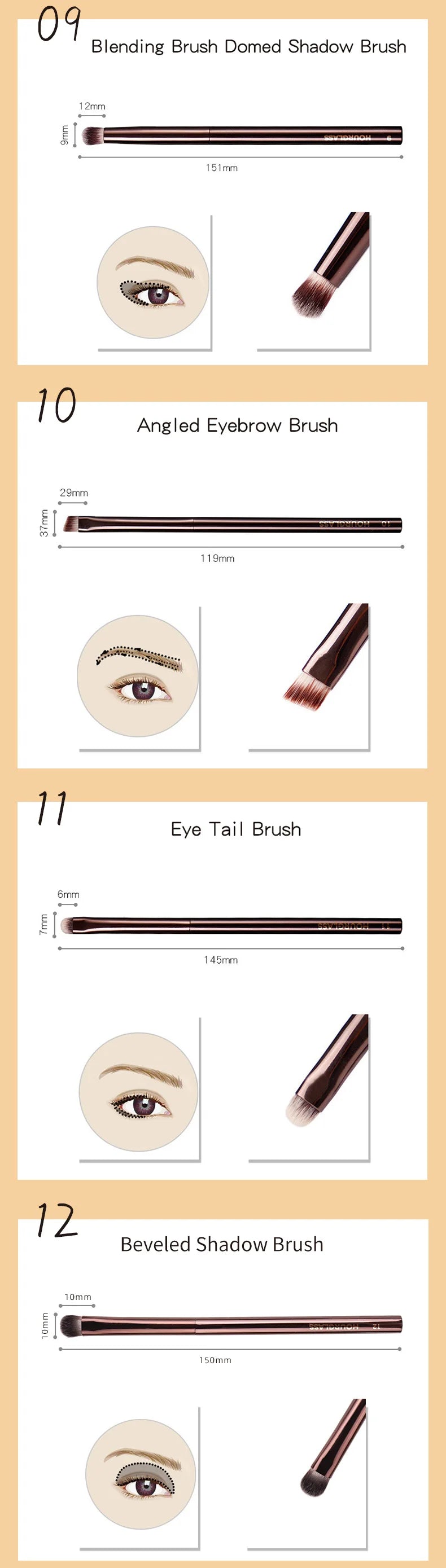 Hourglass Makeup Brushes Powder