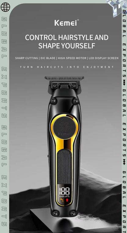 Kemei Professional Electric Hair Clipper Kit