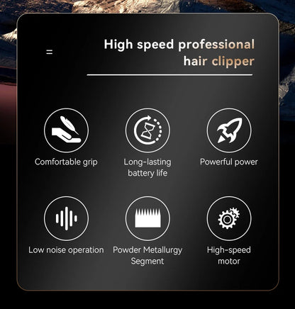 Kemei Professional Electric Hair Clipper Kit