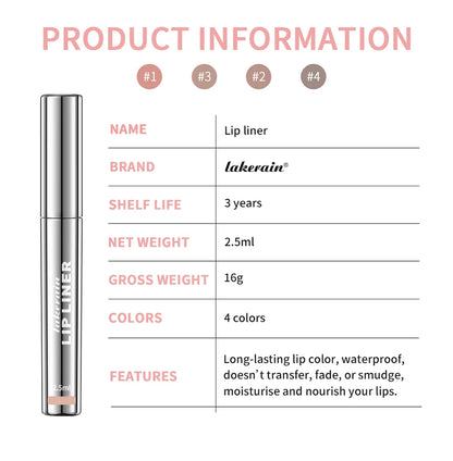 Waterproof Lip Liner Peel