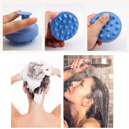 Silicone Shampoo Brush Head Scalp